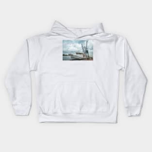 Shrimp Boat in Savannah Kids Hoodie